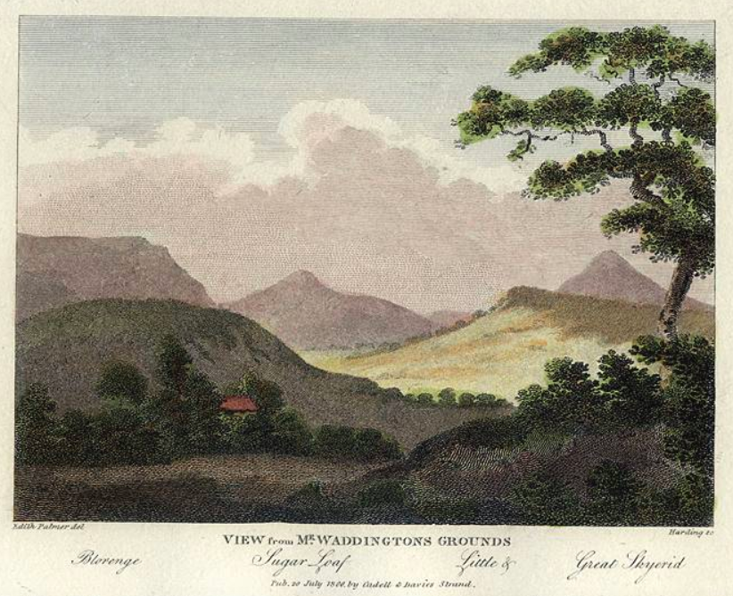 View of Sugar Loaf Mountain from Waddington Grounds